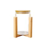 Storage Jars & Canisters Cross Stand Glass Jar Sealing Set