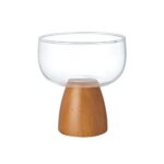 Salad Bowls & Serving Ware Bamboo Chubby Single-Layer Glass Salad Bowl