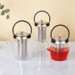 Tea & Coffee Sets Glass Handleless Pot