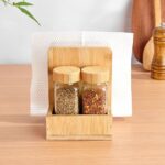Storage Jars & Canisters Napkin Stand Spice Jar Set