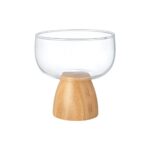 Salad Bowls & Serving Ware Bamboo Chubby Single-Layer Glass Salad Bowl