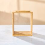 Storage Jars & Canisters Bamboo Lid Glass Jar Sealing Canister